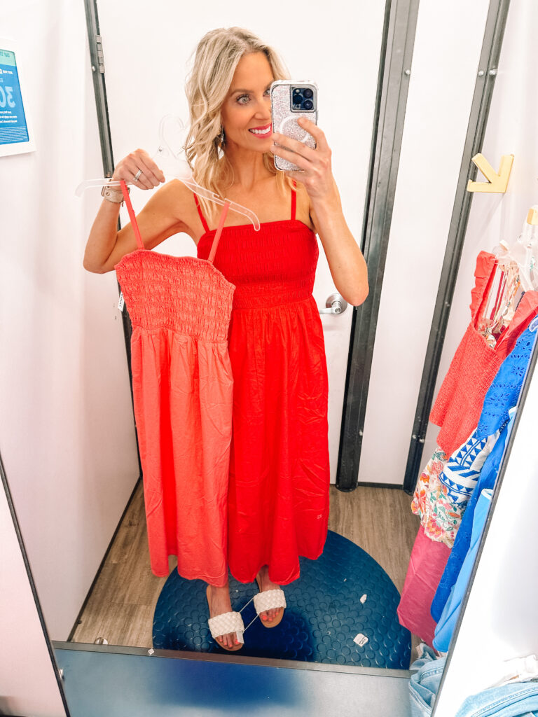 You will love this Old Navy try on haul with so many fun summer dresses, rompers, tops, and more including great colors and prices! This smocked maxi dress is so fun and comes in multiple colors!