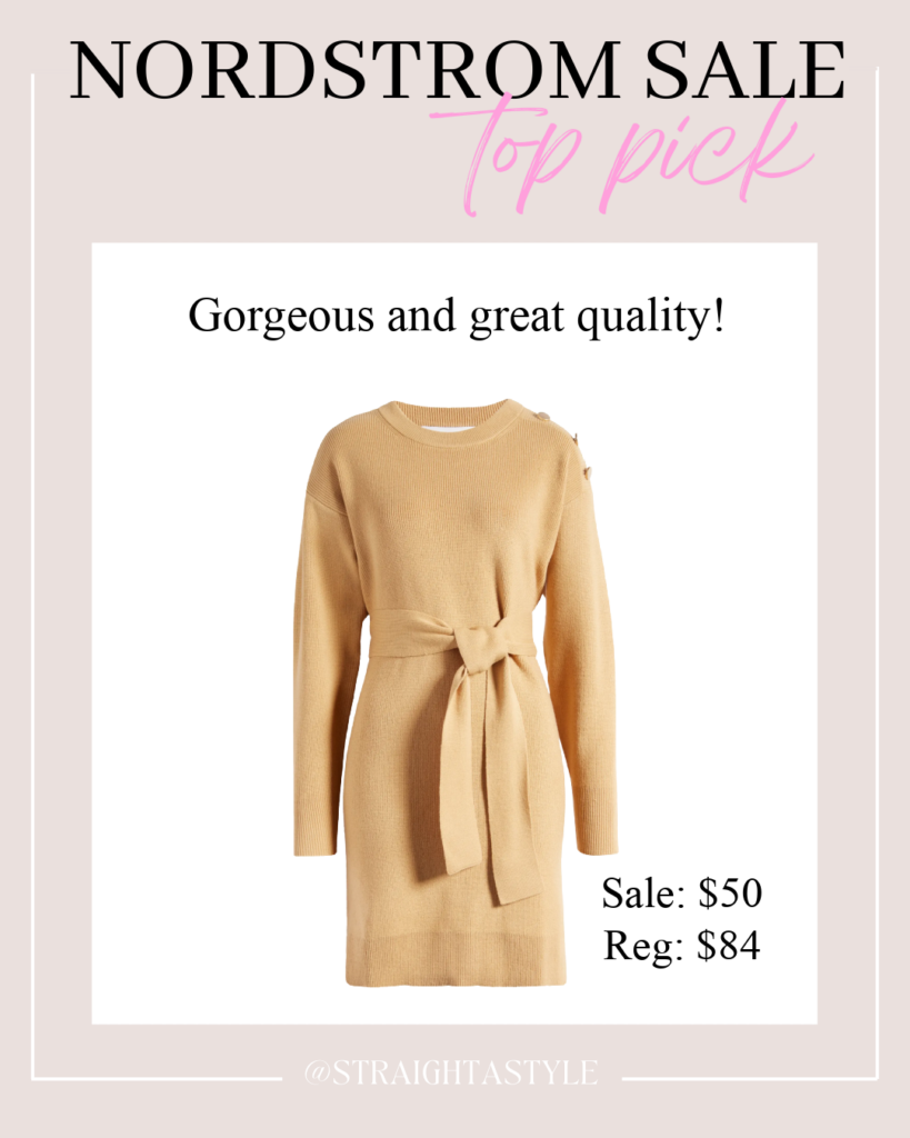 This and great quality sweater dress is one of my Nordstrom Anniversary sale 2023 favorites!!
