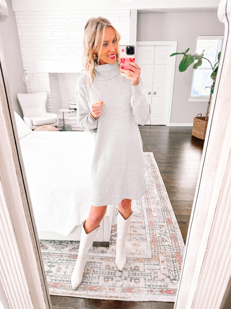 Rounding up some really fun, affordable Thanksgiving outfit ideas. All items are $25 or under and perfect for indulging in all the yummy food! You will love this classic sweater dress.
