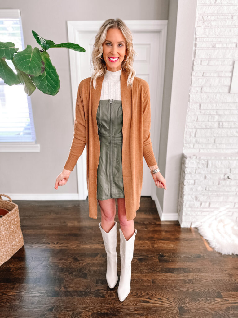 I have a really fun mix and match Target try on haul with affordable pieces for you! You'll see multiple ways to wear each piece. This faux leather pinafore is so good!
