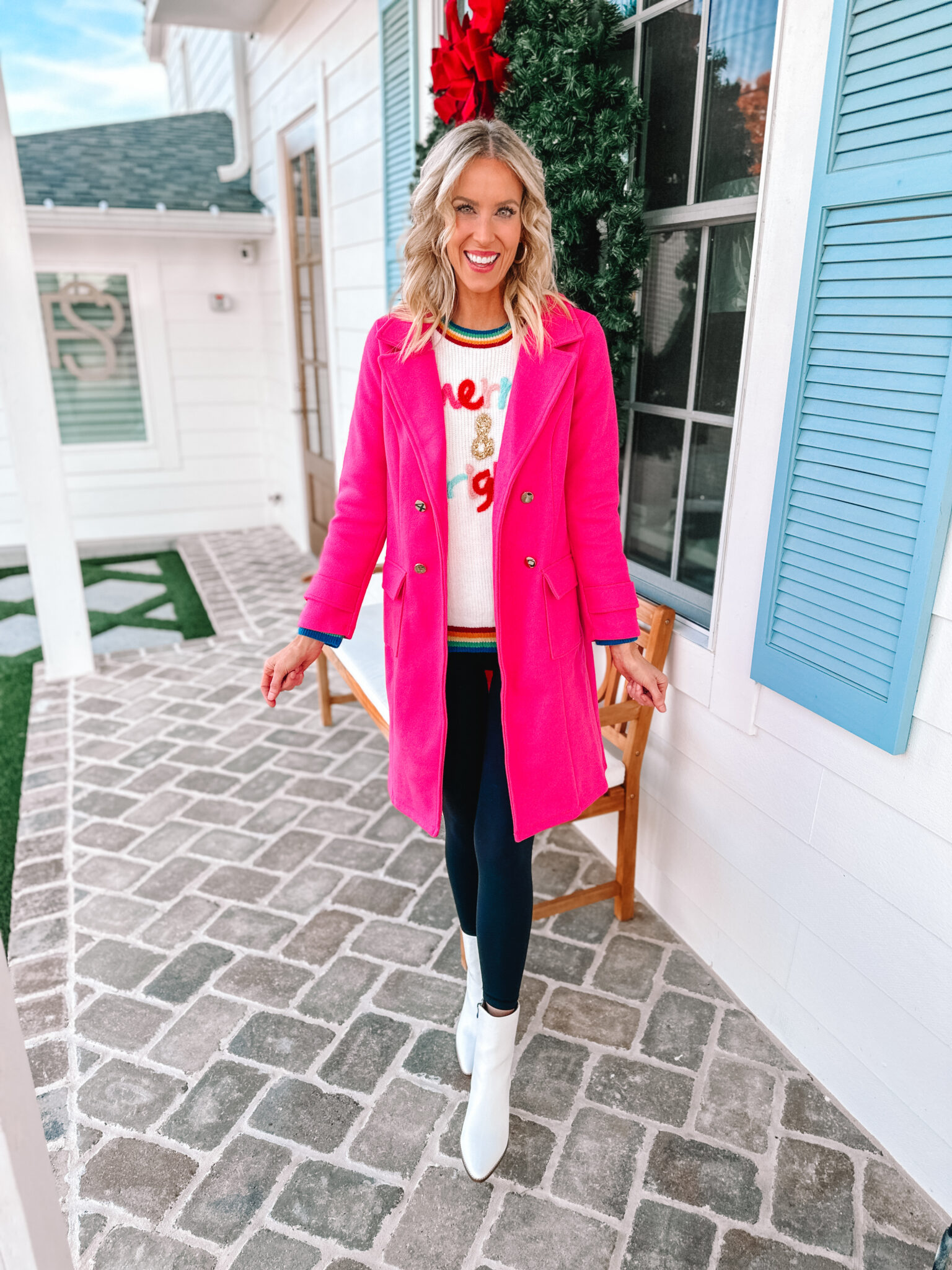 Red Dress Holiday Outfits - Straight A Style