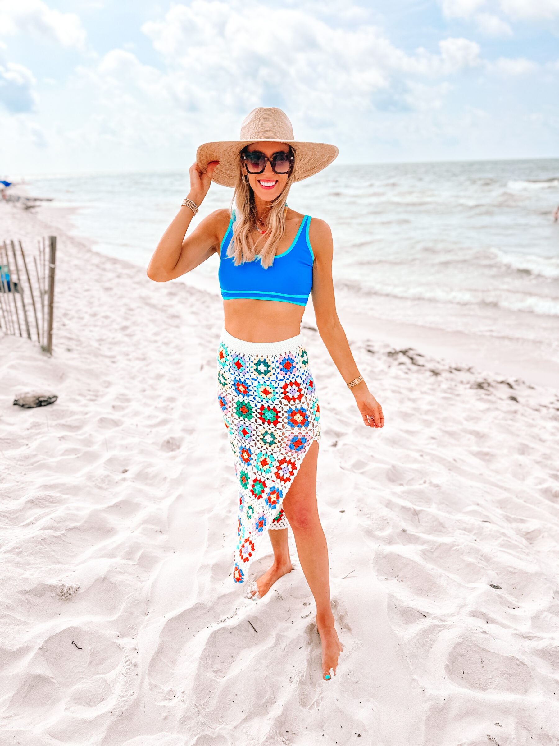 Amazon High Waisted Bikini and Crochet Coverup - Straight A Style