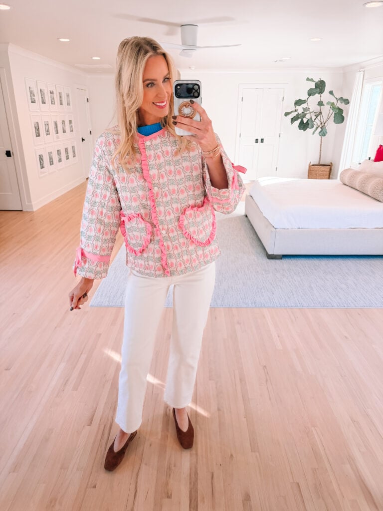 You will love this Amazon fall try on haul including this adorable quilted heart jacket!